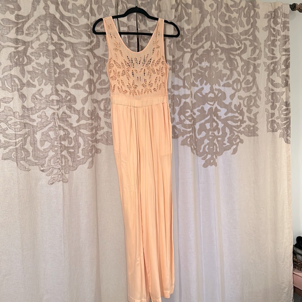 Eyelet jumpsuit -perfect for summer!